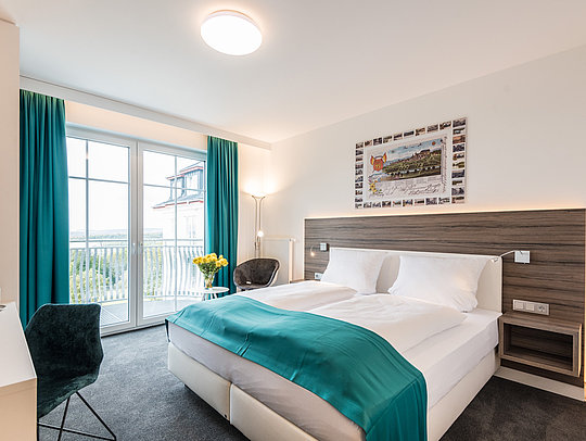 Parkhotel Hachenburg Doppelzimmer mit Balkon